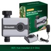 Grouven WiFi Water Timer Brass Inlet Sprinkler Timer for Garden