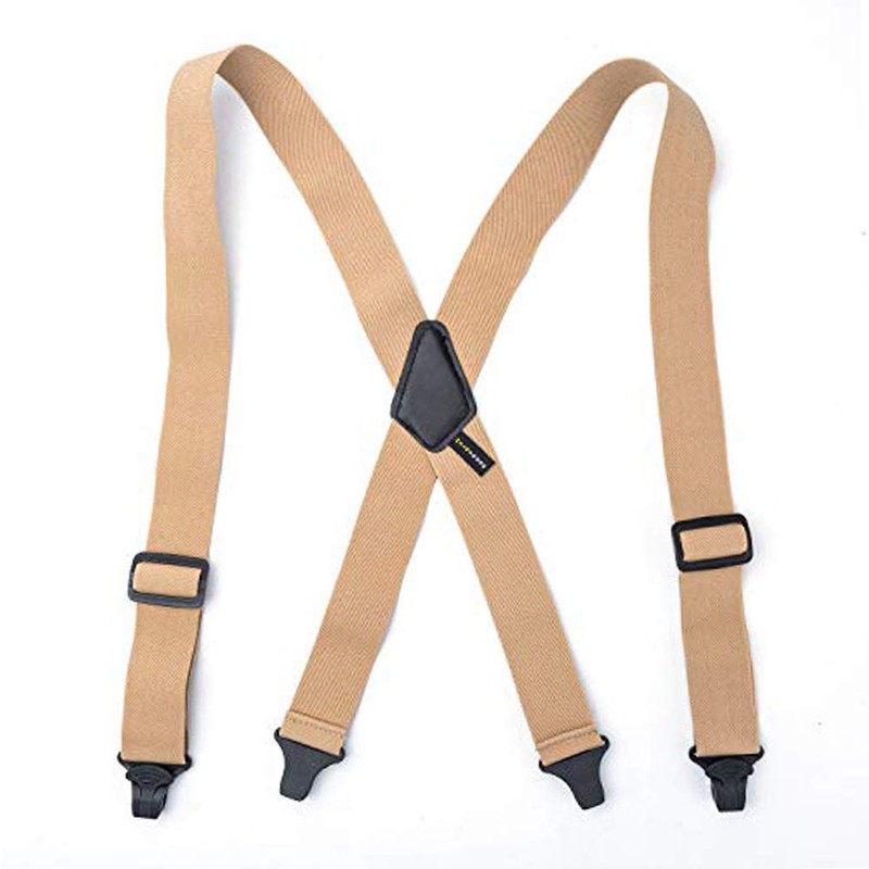 MELOTOUGH X back suspenders airport friendly Suspenders,NO buzz with Plastic