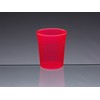 AIOS Dishwasher Safe Stackable Neon Red Plastic Cups/Beakers/Tumblers 250ml (Set