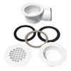 PVC 2''Side Outlet Drain Assembly，for Low Profile Shower Drain Trap