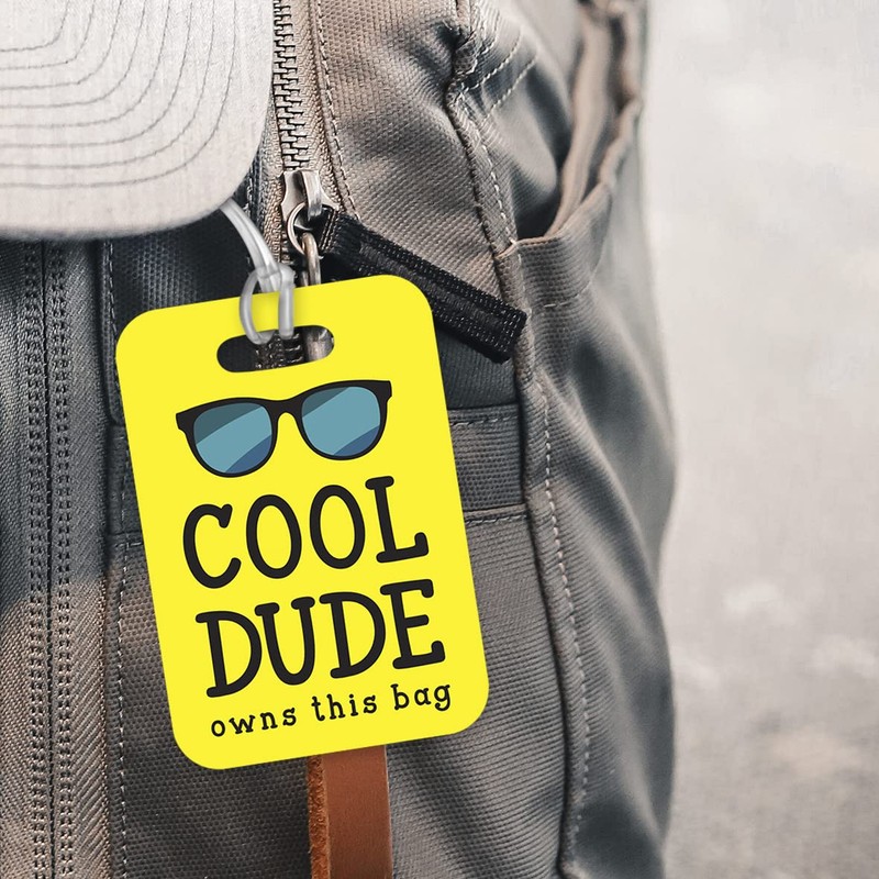 LT148 Cool Dude Owns This Bag Novelty Funny Unique Designer