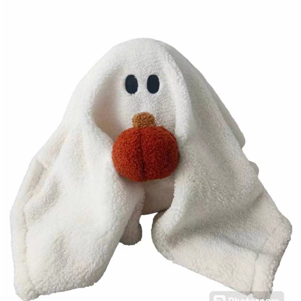 Accents Depot Halloween Ghost Plush Pillow with Pumpkin, Demon Doll,