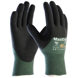 Advanced Technology Gloves, Cut, Water Resistant, Oil Resistant, Maxi-Cut Oil 44-305, M Size 44-305-M