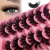 Cat-Eye Lashes Flu-ffy Mink Lashes 20mm Fox Eye Long False