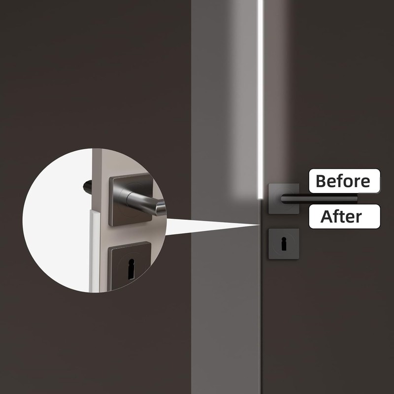 Guardapolvo y Protector para Puerta,Burletes de Cuña Puertas Ventanas,Tiras Sellado