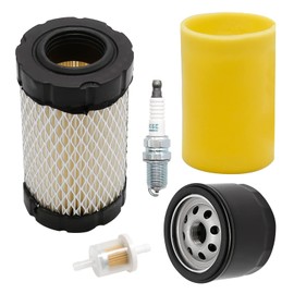 Anxingo 793569 Air filter with Oil Filter Replacement for B&S 31Q777 331777 33R877 Replacement for Craftsman LT2000 YT3000 Replacement for John Deere GY21055 MIU11511 LA125 LA115 D100 D110 LG271