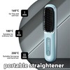 JIOOKEYU Cordless Hair Straightener Brush - Rapid Heating Technology,Adjustable Heat