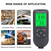 Coating Thickness Gauge High Accuracy Paint Depth Gauge Meter Antislip