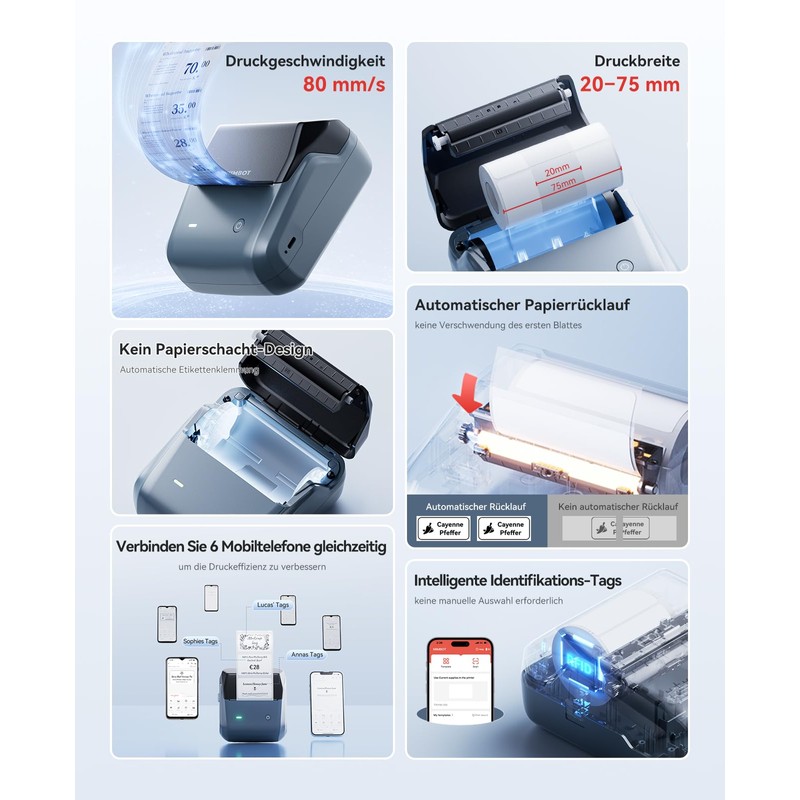 NIIMBOT B31 Label Printer Labelling Device Label Printer