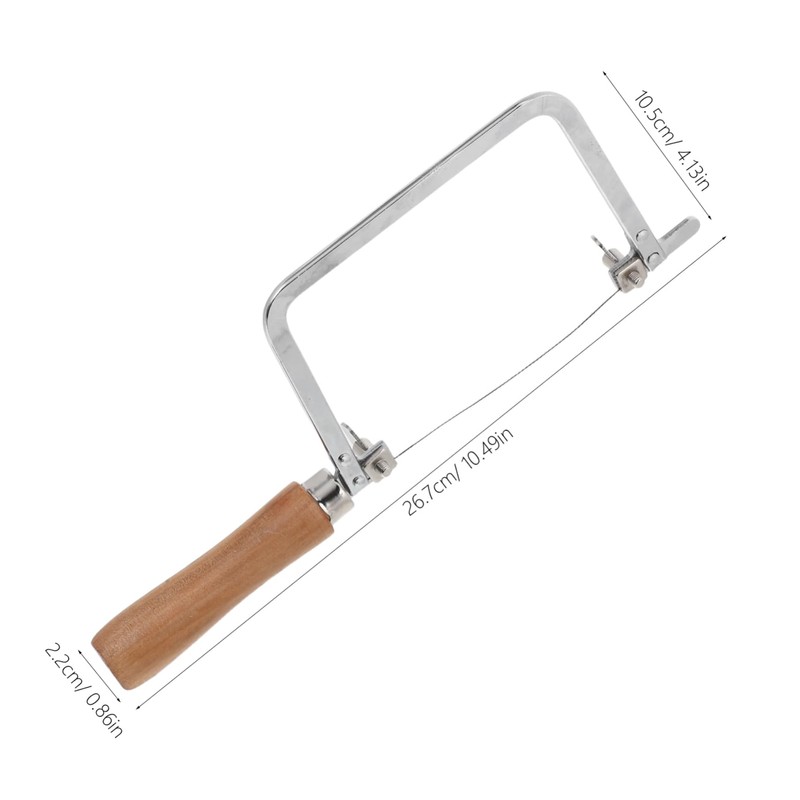 SHINEOFI 1 Set U-shaped Jewelry Saw: Jeweler's Saw Frame with