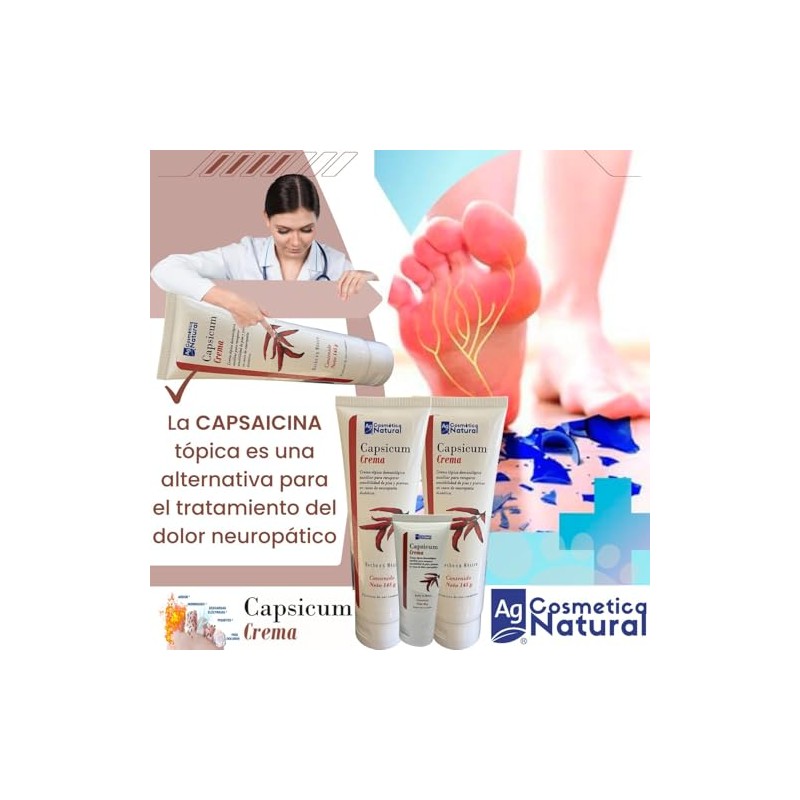 Duo Cremas Capsicum Neuropatía Diabética Reduce Dolor Neuropático Recupera Sensibilidad