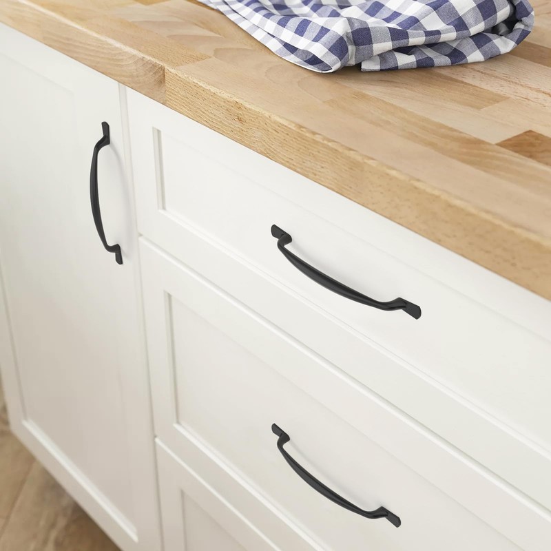 FURNIWARE Pack of 10 Cabinet Handles, 160mm(6.3 Inch) Hole Center