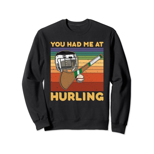 Hurling helmet athletic goalkeeper camogie Sliotar Sweatshirt