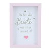 Depesche 11625-044 Photo Frame with Compliment, Small Decorative Frame with
