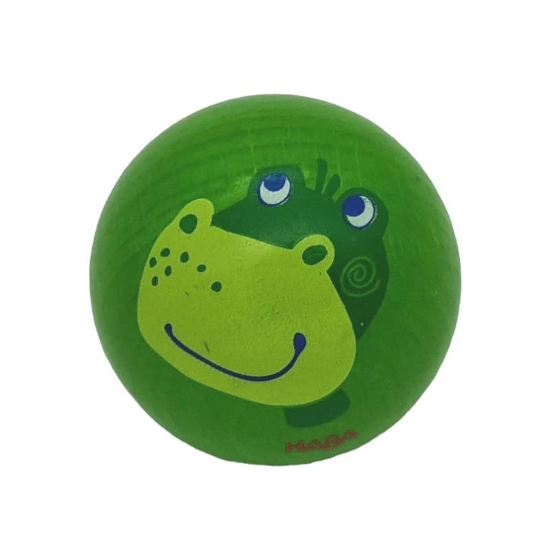 KiLaLa Haba Kullerbü Tractor with Trailer and Wooden Ball Frog