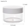 100 tarros de maquillaje de 15 g vacíos para viajes