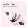 ANNAFRIS Cluster Lashes Kit 60D+80D+100D Individual Eyelashes 0.07mm D Curl