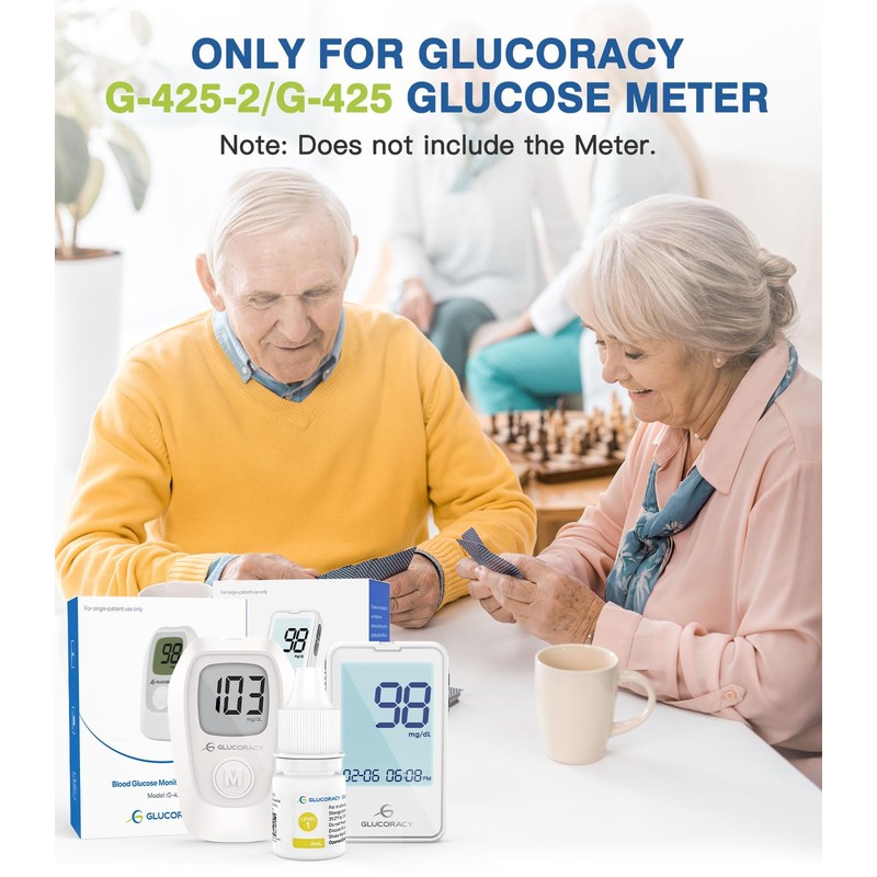 Control Solution Only for Glucoracy G-425-2/G-425 Glucose Meter Function Test,