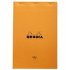 Rhodia Yellow Page Notepad, No19 A4+, Lined - Orange (19660C)