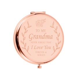 XPENMULBOJA Most Popular Gifts 2025 Christmas for Grandma Nana, Grandma Gifts from Granddaughter, Compact Mirror for New Grandmother