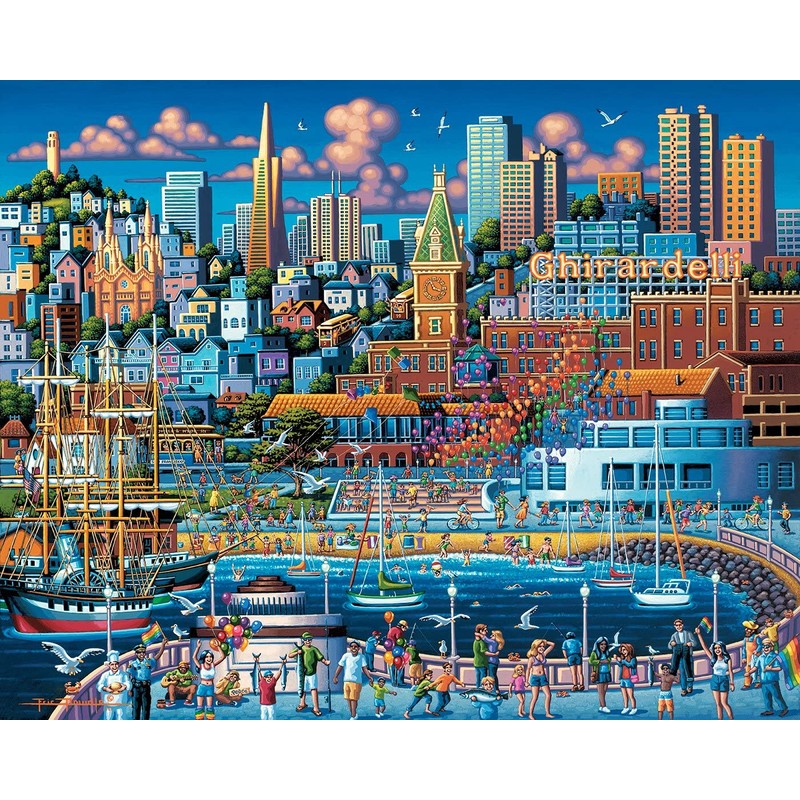 Dowdle Jigsaw Puzzle - San Francisco Pier - 500 Piece