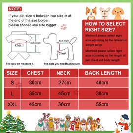 Clothes for Pets, Santa Claus, Pet Christmas Costume, Cat Dog Christmas Costume, Christmas Pet Clothing, for New Year, Christmas Party, Cute Cats and Dogs Costume (S)