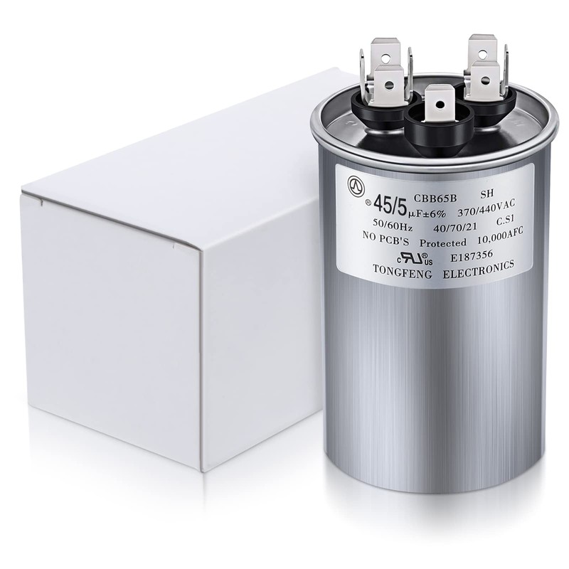 Frienda 45+5 MFD 45/5 uf ±6% 370V or 440V VAC