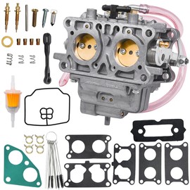JDLLONG 3010 Mule Carburetor for Kawasaki Mule 3000 3020 3010 2001-2008 Replace 15003-2766 11060-2477 11060-2478 11060-2479 11060-2087 11060-2088 11061-2091 Carb with Repair Kit