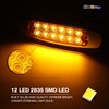 20 Pcs 12V DC 6.4 Inch Amber LED Side Marker