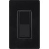 Lutron Claro On/Off Switch, 15-Amp, Single-Pole, CA-1PS-BL, Black