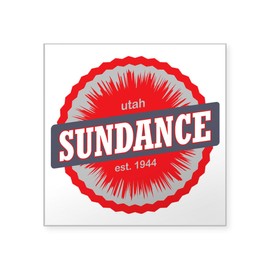 CafePress Sundance Ski Resort Utah Re Square Sticker 3 X 3 Square Bumper Sticker Car Decal