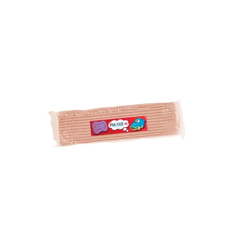 Plasticine One Colour Slab 400 g - Beige, Modelling Clay