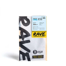Rave Coffee - Swiss Water Decaf Blend Nº 11, Freshly Roasted Whole Beans 250g
