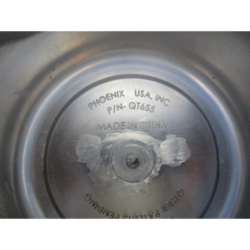 FEATHERLITE 6 Lug with 5.5" Bolt Circle Trailer Chrome Center