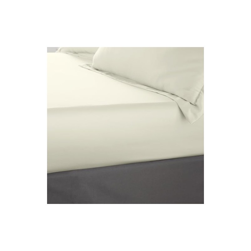 Catherine Lansfield Silky Soft Satin Super King Fitted Sheet Champagne