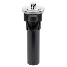 RecPro RV Stainless Steel Sink Drain | Removable Drain Stopper | Plastic Material | Fits Various Sizes
