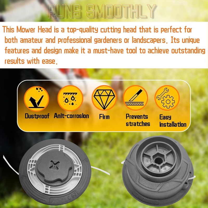 Autocut C6-2 mowing head for Stihl brush cutter, 2 pieces