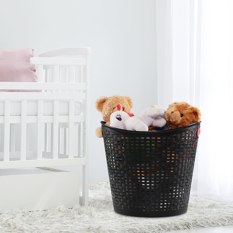 Gainhope 6 Pack 30 L Plastic Large Storage Basket, Laundry