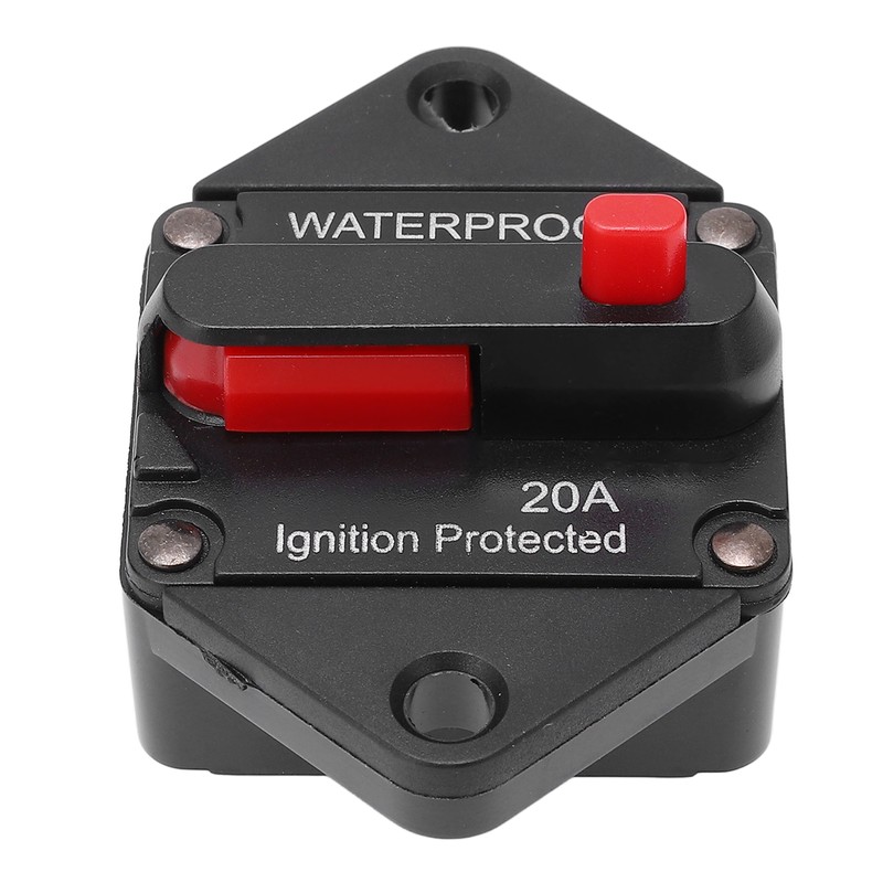 DC 32V Circuit Breaker with Switch Manual Reset Waterproof for