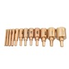 12Pcs Brazed Hole Drill Bit Hole Saw Dry Wet Cut