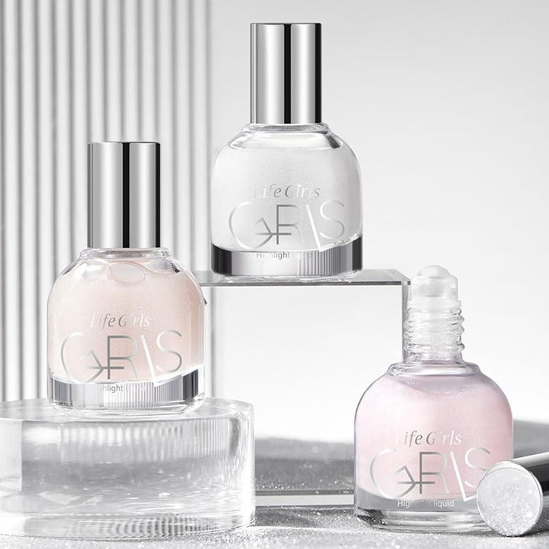 LEEINTO Diamond Starlight Highlighter Liquid, Liquid Highlight, Sparkling Body Powder