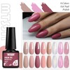 MTSSII 8PCS Gel Nail Polish Set, Soak Off UV LED