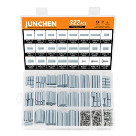 322 Pieces Hex Standoffs Spacers and Screws Assortment Kit,M3M4M5 Carbon Steel Female Metric Thread Spacer Motherboard Prototyping Accessories for PCB, Quad Copter Drone, Computer & Circuit Board