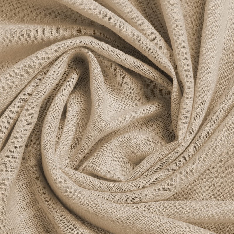 Palma Linen Textured Semi Sheer Curtains for Living Room 96