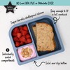 PrimaStella Unbreakable Silicone Lunch Box for Kids and Adults -