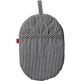 REP 534939 Evan Heat Resistant Pot Holder, Black