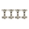 LIKERAINY 95 Degree Full Overlay Hinges 26mm Without Damper Kitchen