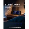 Mesqool Extra-Loud Alarm Clock with Bed Shaker for Heavy Sleepers,