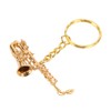 Cute Saxophone Pendant Keychain Portable Funny Brass Miniature Saxophone Musical