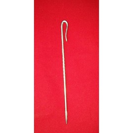 S,S Store Sikh Turban Baaj Singh Patka Long Needle Hair Salai Baaz Steel Assist in Pagri Pack of 20